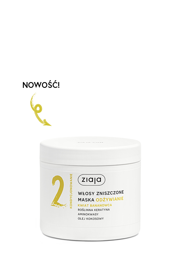 kwiat bananowca maska odżywianie