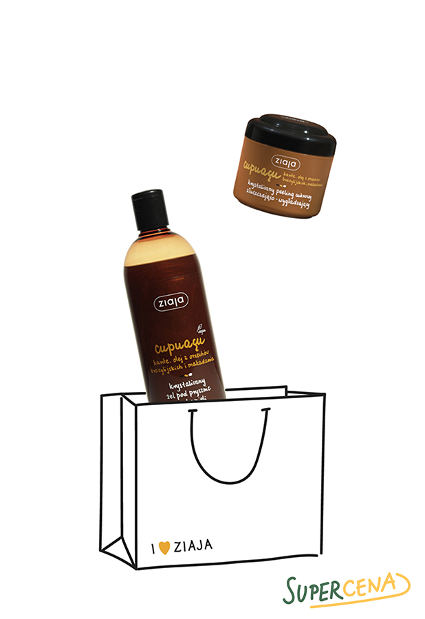 duet cupuacu krystaliczny żel pod prysznic i do kąpieli + cupuacu krystaliczny peeling cukrowy złuszczająco-wygładzający